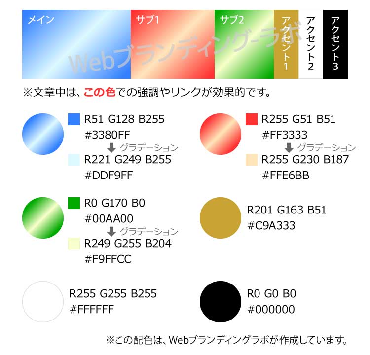 【最新版】こどもの日（端午の節句）の配色｜ホームページ制作・チラシ用の無料のカラーパレット（RGB・HEXコード付）