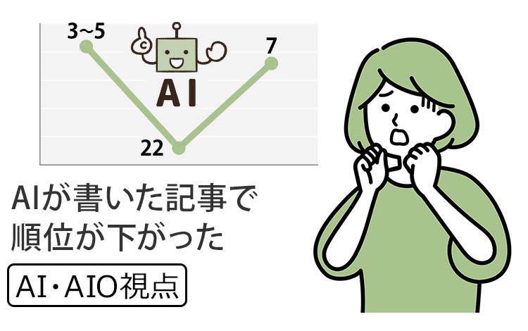 【AI・AIO視点】Google検索で1ページ目だった記事が、AIに書き直してもらって3ページ目に落ちた時の「SEO観察記録」　※SEOに強いジェミニ（Gemini）と復活した話